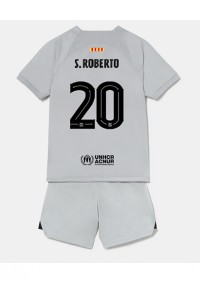 Barcelona Sergi Roberto #20 Babyklær Tredje Fotballdrakt til barn 2022-23 Korte ermer (+ Korte bukser)